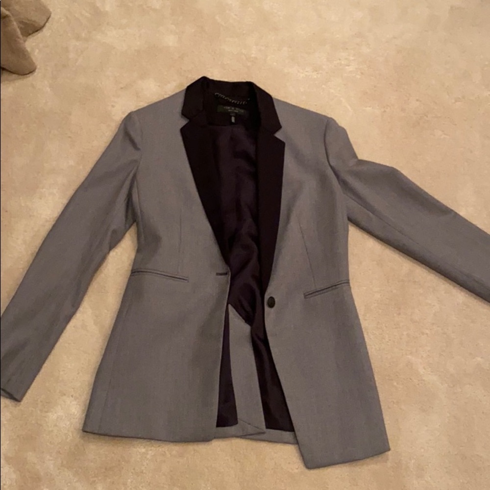 Rag and Bone grey and Black blazer